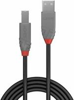 Lindy Anthra Line USB 2.0 A To USB 2.0 B Cable 1m Black