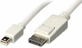 Lindy Mini DisplayPort To DisplayPort Cable 1m White