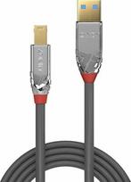 usb a type to usb b - Lindy Cromo Line USB A To USB B Cable 1m Black - 1 nuotrauka