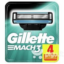 Gillette Mach 3 skutimosi peiliukai (4 vnt)