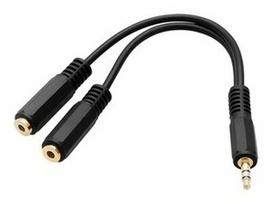 Laidas Blow 3,5 mm M - 2 x 3,5 mm F, 0,12 m