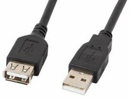 Lanberg Cable USB to USB Black 1.8 m