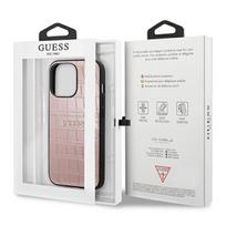 apple iphone 1 - Guess "GUHCP13LPCRBPI Hardcase Croco Strap Collection iPhone 13 Pro/ 13" Pink - 2 nuotrauka