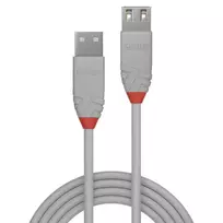 lindy anthra line - LINDY CABLE USB2 TYPE A 3M/ANTHRA 36714  - 2 nuotrauka