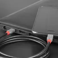 adapteriai type c - Lindy 36890 USB-C į mikroUSB 0.5m Juodas (Black) - 4 nuotrauka
