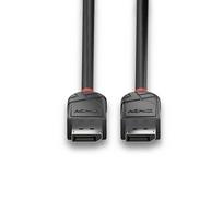 displayport kabelis 4k - Lindy Black Line DisplayPort 1.2 Cable 3m Black - 3 nuotrauka