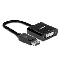 displayport 2.0 kabelis laidas - LINDY 41734 DisplayPort to DVI-D Active Adapteris Converter - 4 nuotrauka