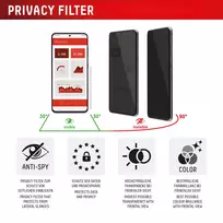 air iphone stikliukas - Displex iPhone 17 Air Privacy Screen Glass - 7 nuotrauka