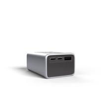 10000 power bank - Patona Platinum Powerbank Luxury One PD35, 10000mAh, 35W, USB-C + USB-A, sidabrinė/juoda - 2 nuotrauka