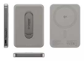 powerbank stand - PanzerGlass Bank Spin Stand 5000mAh, pilkas (grey) - 3 nuotrauka
