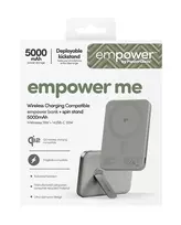 powerbank stand - PanzerGlass Bank Spin Stand 5000mAh, pilkas (grey) - 5 nuotrauka