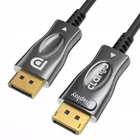 displayport cable - CLAROC KABELIS DisplayPort 1.4 AOC, 8K, 20 m, CLAROC-DP-14-20M - 2 nuotrauka