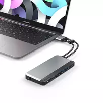 usb c dual hdmi - ALOGIC Dual USB-C Super Hub 10-i-1-hubb Dual HDMI 4K@60Hz U2CSH-SGR - 2 nuotrauka