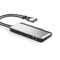 usb c dual hdmi - ALOGIC Dual USB-C Super Hub 10-i-1-hubb Dual HDMI 4K@60Hz U2CSH-SGR - 4 nuotrauka