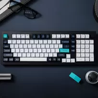 hot swap klaviatura - Keychron Q5 Max QMK/VIA Mechaninė Klaviatūra, Jupiter Raudona (Jupiter Red) - 4 nuotrauka