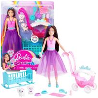 Mattel Barbie Dreamtopia Fairytale lėlė Skipper su ėriukais, HLC29