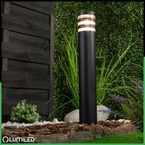 sviestuvo stulpas - Sodo lauko stovintis stulpinis šviestuvas E27 12W LED RINGO 90cm Lumiled - 2 nuotrauka