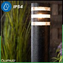 sviestuvo stulpas - Sodo lauko stovintis stulpinis šviestuvas E27 12W LED RINGO 90cm Lumiled - 4 nuotrauka