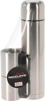 gertuve plieno - Excellent Houseware TOURIST termosas 1L su 2 puodeliais, sidabrinis (Silver) - 2 nuotrauka