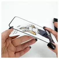 iphone 14 pro ekranas - Evelatus EVEAPP14FG Apple iPhone 14 / 13 / 13 Pro 2.5D Full Cover Glass Anti-Static Light Black - 2 nuotrauka