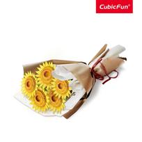 cubicfun 3d puzzle - Cubic Fun Sunflowers 08660, 180 det. - 2 nuotrauka