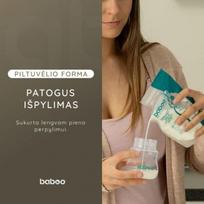 eurovaistine -  BABOO maišeliai mamos pienui laikyti, 25 vnt. - 2 nuotrauka