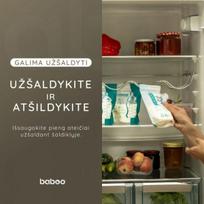 eurovaistine -  BABOO maišeliai mamos pienui laikyti, 25 vnt. - 5 nuotrauka