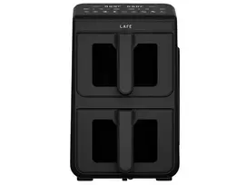 oro gruzdintuve - Lafe Dual Fry 10L Juoda (Black) - 6 nuotrauka