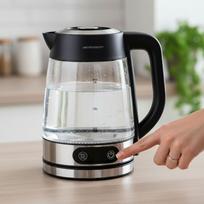 elektrinis virdulys reguliuojama temperatura - Berdsen BD-715 Stiklinis virdulys su temperatūros reguliavimu 1.8L (Glass Kettle with Temperature Control) - 2 nuotrauka