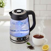 elektrinis virdulys reguliuojama temperatura - Berdsen BD-715 Stiklinis virdulys su temperatūros reguliavimu 1.8L (Glass Kettle with Temperature Control) - 3 nuotrauka