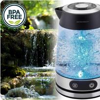 elektrinis virdulys reguliuojama temperatura - Berdsen BD-715 Stiklinis virdulys su temperatūros reguliavimu 1.8L (Glass Kettle with Temperature Control) - 8 nuotrauka
