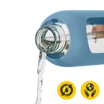 termo deklas - 4FIZJO stiklinė gertuvė, 750 ml, mėlyna (Blue) - 2 nuotrauka