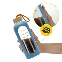 termo deklas - 4FIZJO stiklinė gertuvė, 750 ml, mėlyna (Blue) - 4 nuotrauka
