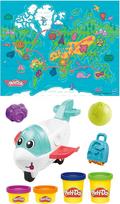 spalvotas play doh - Hasbro Play-Doh Rinkinys „Kelionės lėktuvu“ - 4 nuotrauka
