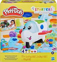 spalvotas play doh - Hasbro Play-Doh Rinkinys „Kelionės lėktuvu“ - 11 nuotrauka