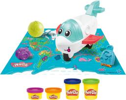 spalvotas play doh - Hasbro Play-Doh Rinkinys „Kelionės lėktuvu“ - 13 nuotrauka