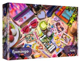 Trefl Flamingo by Trefl: My Little World, 600 det.