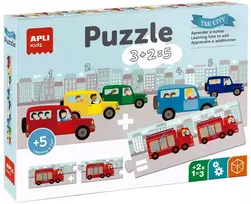 apli kids - APLI Mokomės sudėti: Transportas, 30 det. - 1 nuotrauka