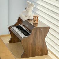 muzikiniai zaislai - Classic World medinis klasikinis pianinas su mokomąja knyga - 4 nuotrauka