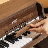 muzikiniai zaislai - Classic World medinis klasikinis pianinas su mokomąja knyga - 7 nuotrauka