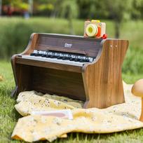 muzikiniai zaislai - Classic World medinis klasikinis pianinas su mokomąja knyga - 12 nuotrauka