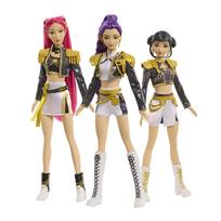 demon hunters - Mattel KPop Demon Hunters Huntr/X Zoey JRN42, 29 cm, aukso - 2 nuotrauka
