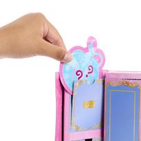 lele drabuziai - DISNEY PRINCESS Lėlė Cinderella su drabužių spinta, HMK53 - 5 nuotrauka