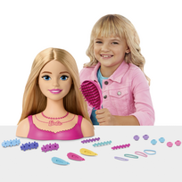 sviesiu plauku galva - Lėlė - figūrėlė Mattel Barbie Singing Elza, 26 cm - 3 nuotrauka
