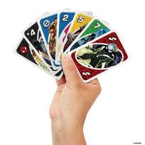 uno kortos - MATTEL GAMES UNO kortos Žmogus Voras, HXY08 - 4 nuotrauka