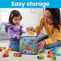 mega bloks - Mattel Mega Bloks Kaladėlių Rinkinys ABC (30 det.) HRR60 - 3 nuotrauka