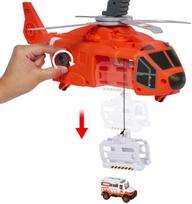 matchbox mattel - MATCHBOX sraigtasparnis, HXM74, balta/raudona (white/red) - 2 nuotrauka