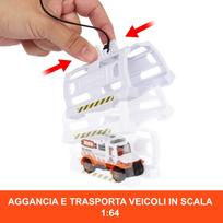 matchbox mattel - MATCHBOX sraigtasparnis, HXM74, balta/raudona (white/red) - 5 nuotrauka