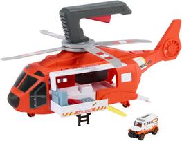 matchbox mattel - MATCHBOX sraigtasparnis, HXM74, balta/raudona (white/red) - 9 nuotrauka