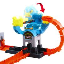 garazas - Mattel Hot Wheels City Gorilla Slam Attack žaidimų rinkinys, JHL92 - 4 nuotrauka